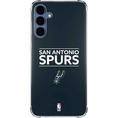 NBA San Antonio Spurs Standard - Black Galaxy A35 5G Clear Case
